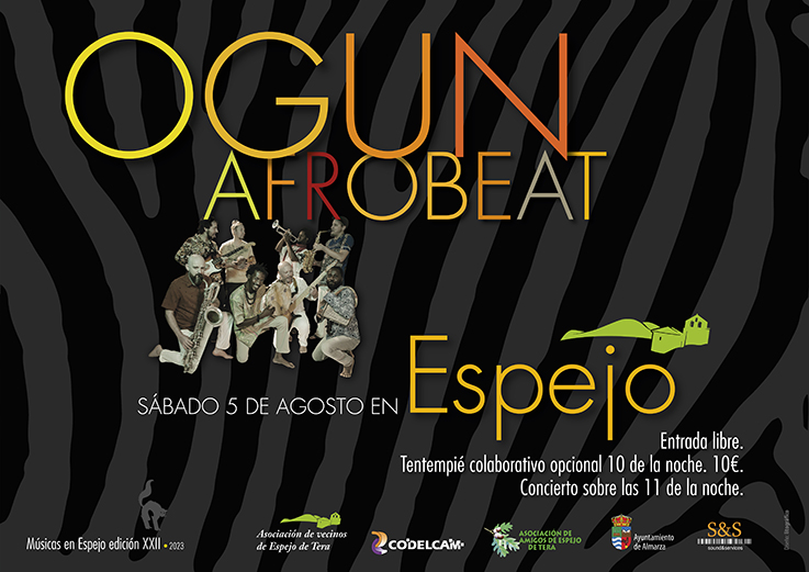 ESPEJO 2023 Concierto sábado 5 de agosto Ogun Afrobeat P